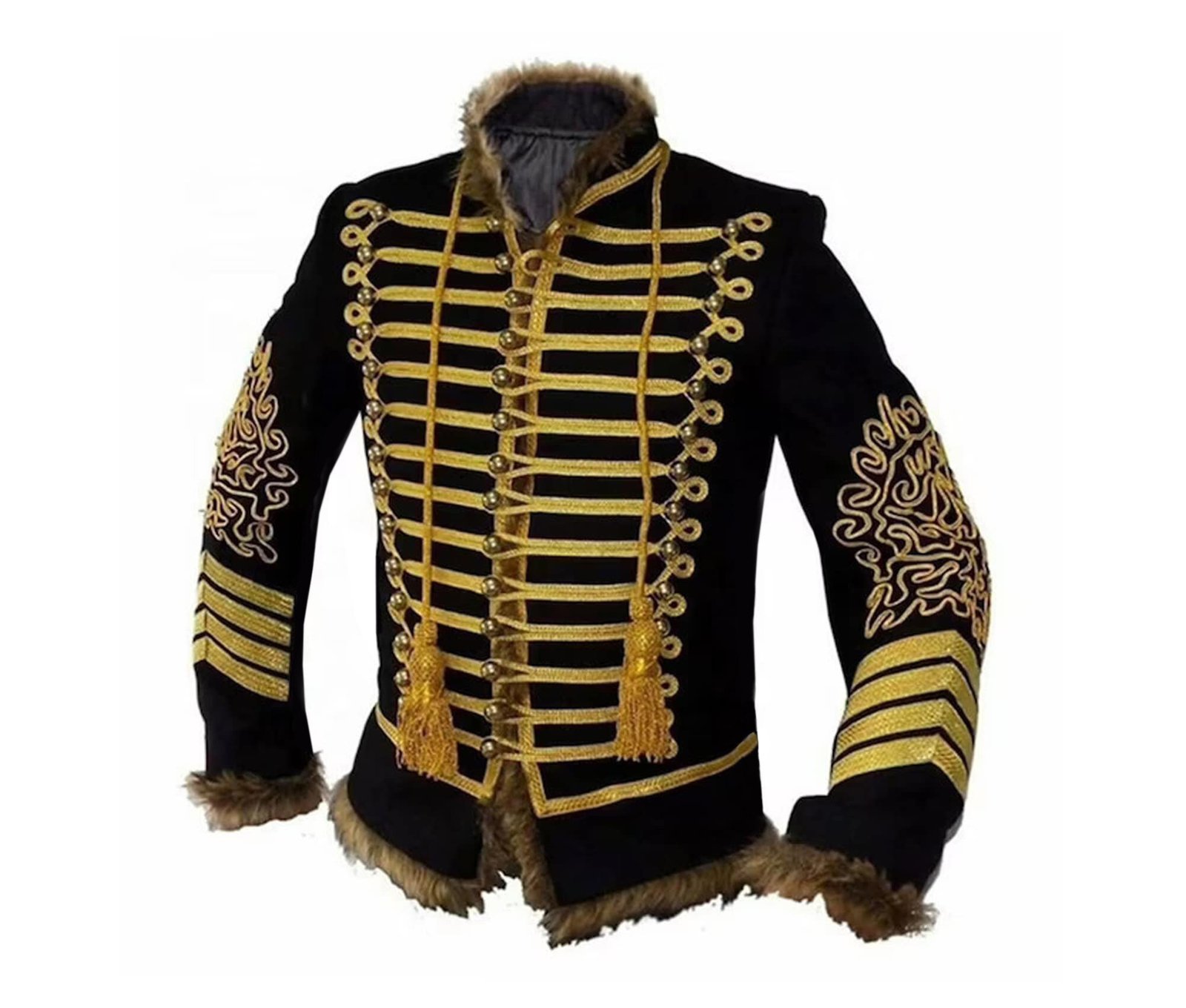 Jimi-Hendrix-Pipe-Band-18th-Century-Napoleonic-Hussar-Jacket