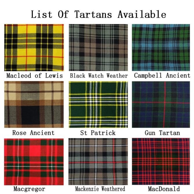 Tartans-Available