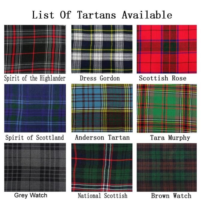 Tartans-Available