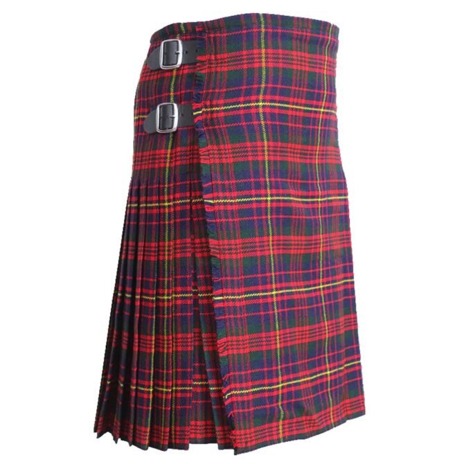 Cameron Of Erracht Tartan Kilt Side