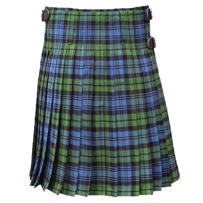 Campbell Tartan Kilt Back