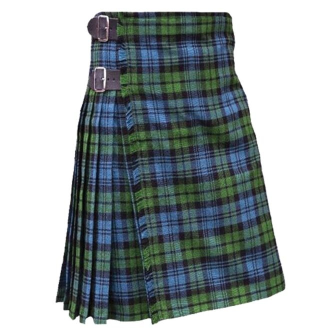 Campbell Tartan Kilt Side