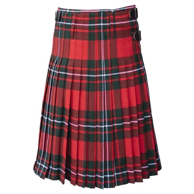 Macgregor Tartan Kilt Back