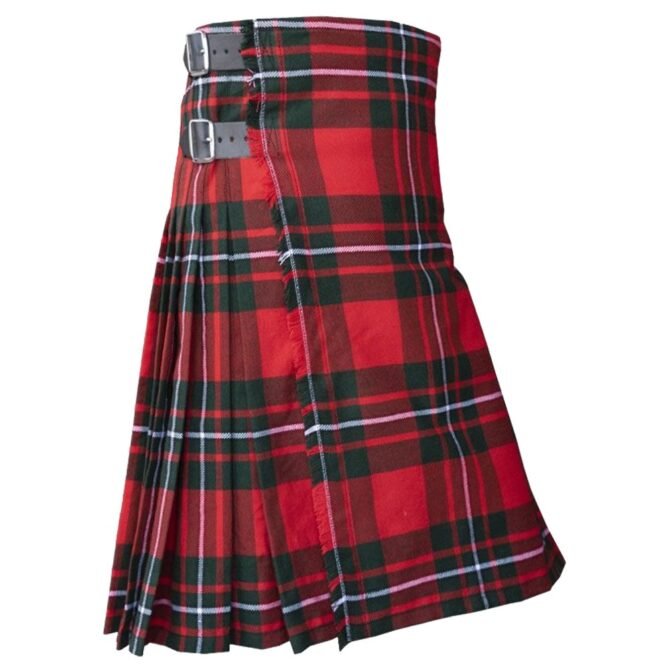 Macgregor Tartan Kilt Side