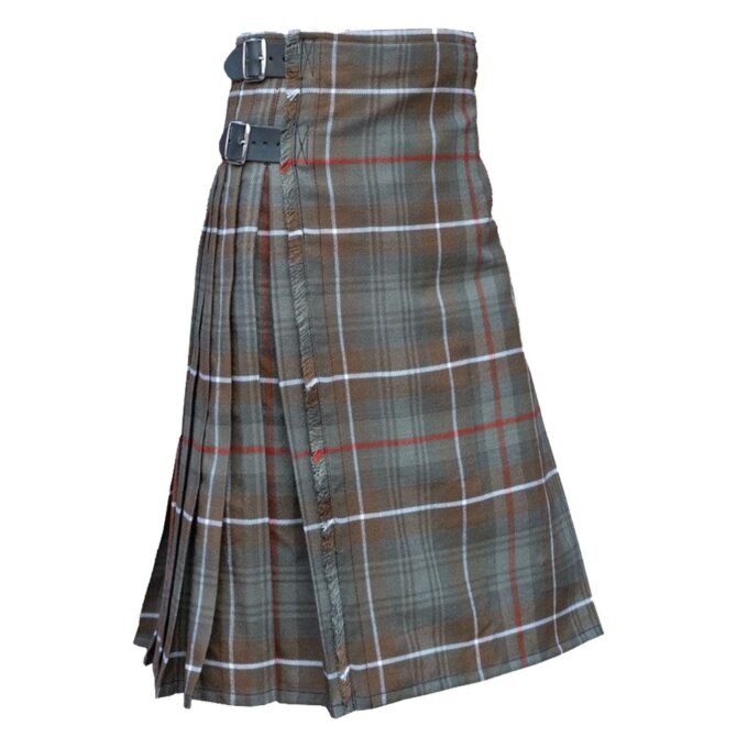 Mackenzie Weathered Tartan Kilt Side