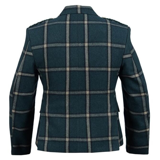 Argyll Tweed Kilt Jacket Back