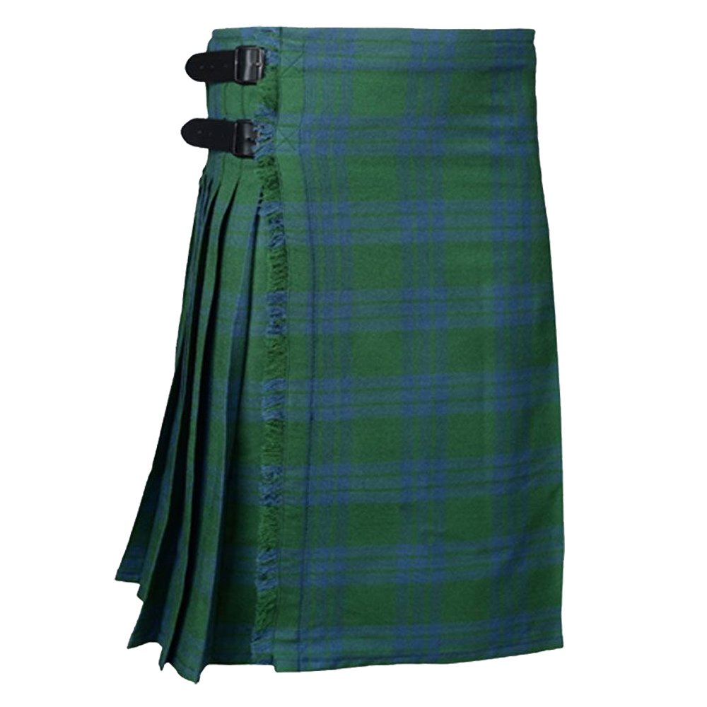 Blue Green Montgomery Ancient Tartan Kilt