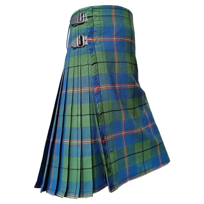 Carmichael Tartan Kilt Side