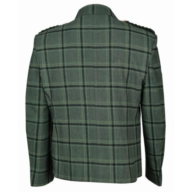 Traditional Tweed Argyll Jacket Back