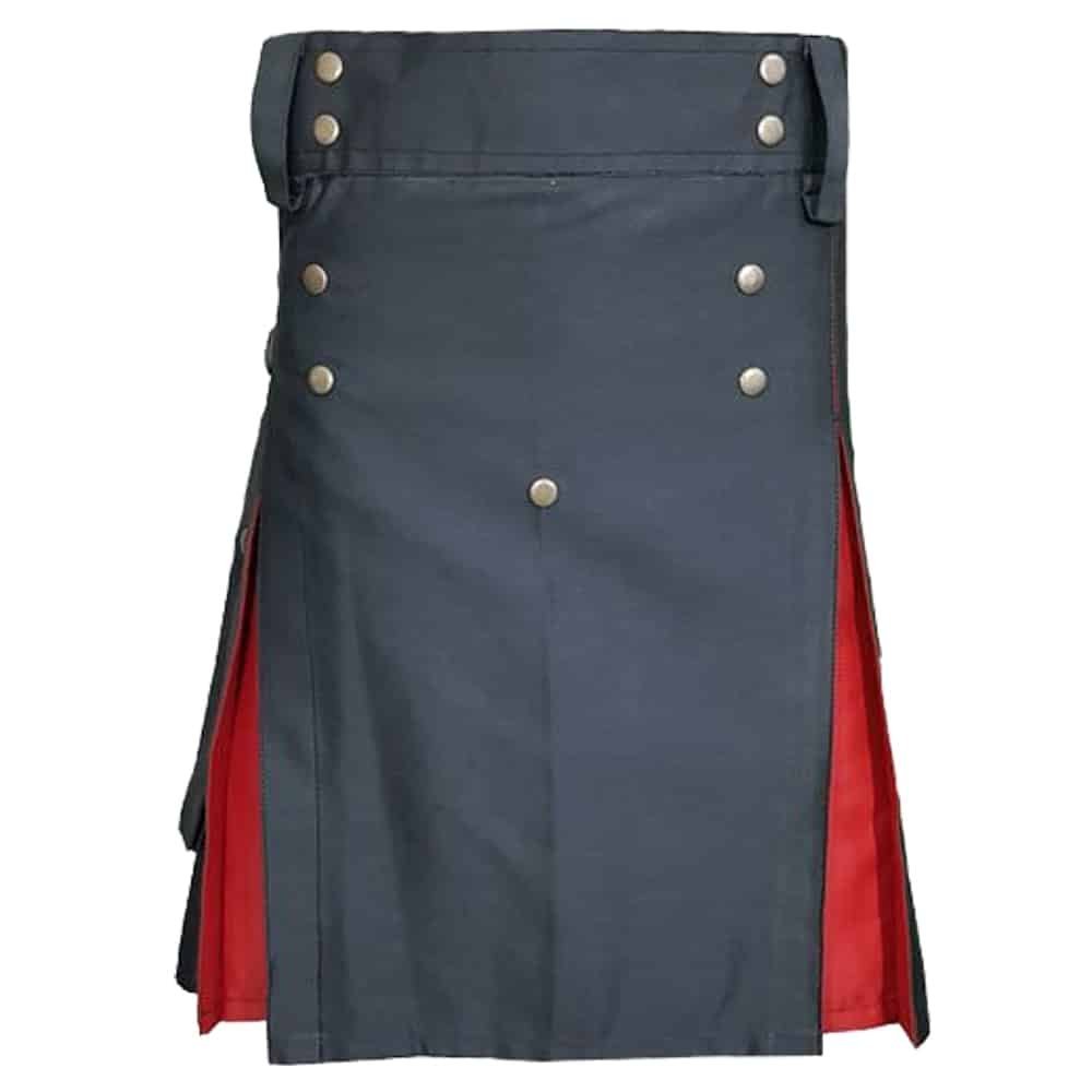 Black And Red Hybrid Kilt