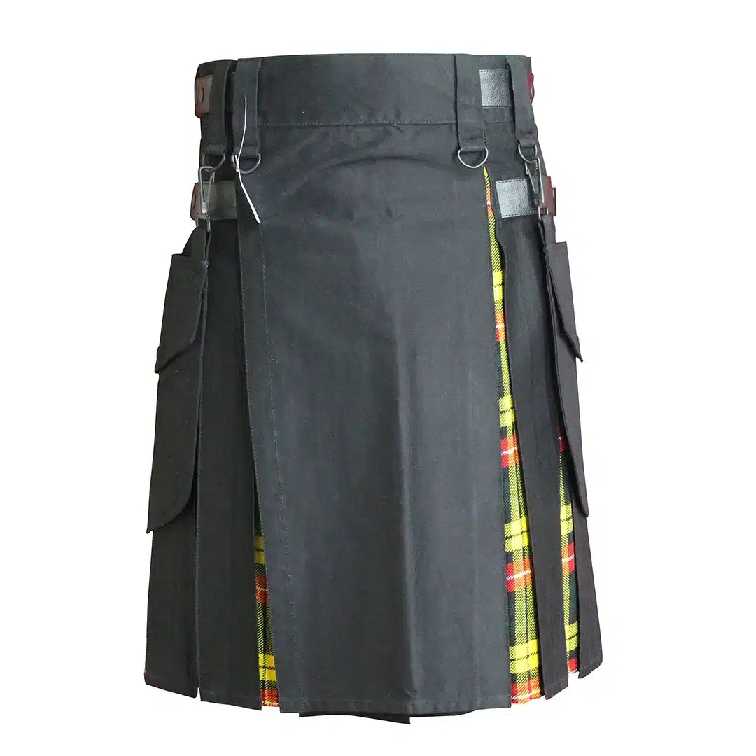 Black Buchanan Hybrid Kilt