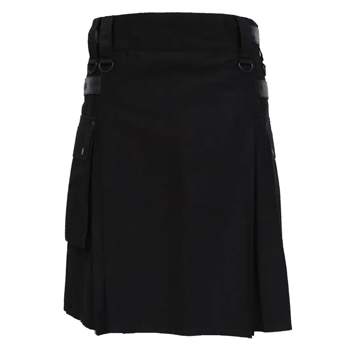 Black Utility Kilt