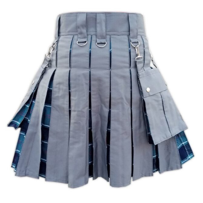 Grey Hybrid Kilt Back