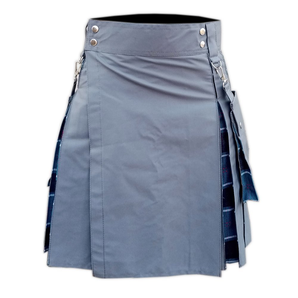 Grey Hybrid Kilt