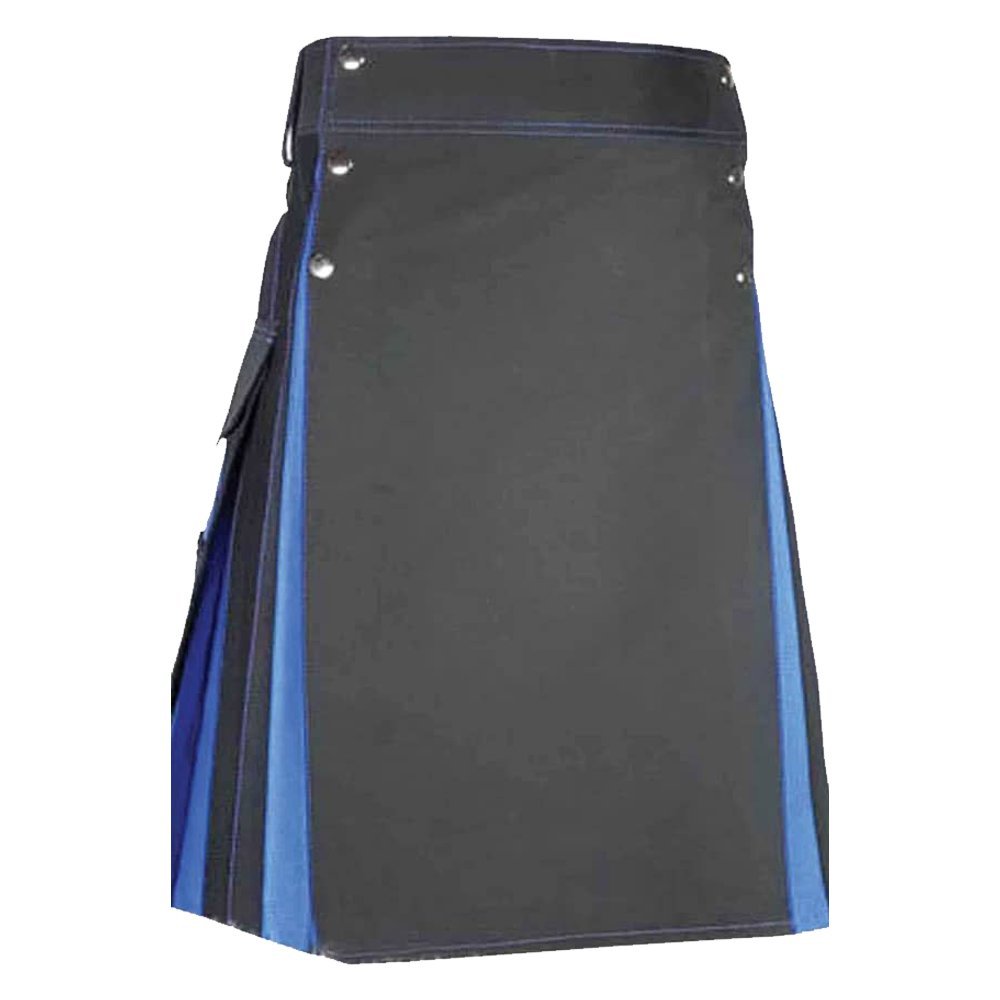 Hybrid Kilt Black And Blue