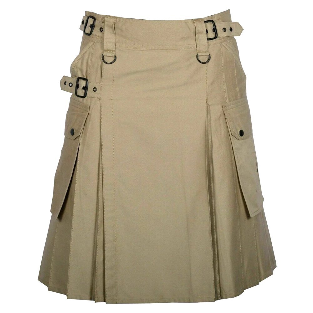 Khaki Utility Kilt