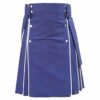 Mens Blue Utility Kilt