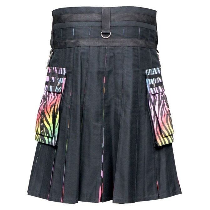 Rainbow Hybrid Kilt Back