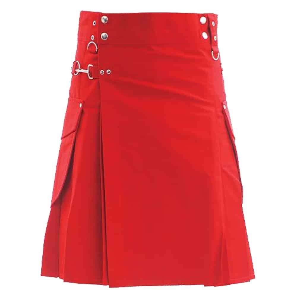 Red Utility Kilt