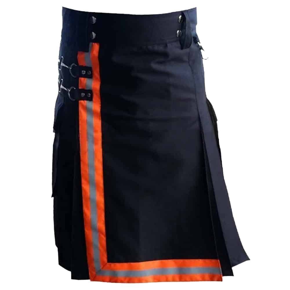 Black Firefighter KIlt