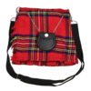 Black Stewart Tartan Handbag