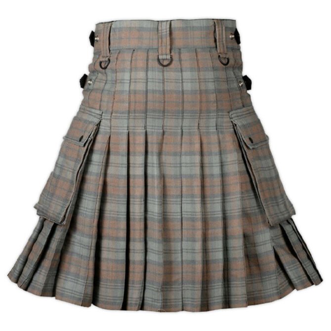 Black Watch Weathered Tartan Utility Kilt