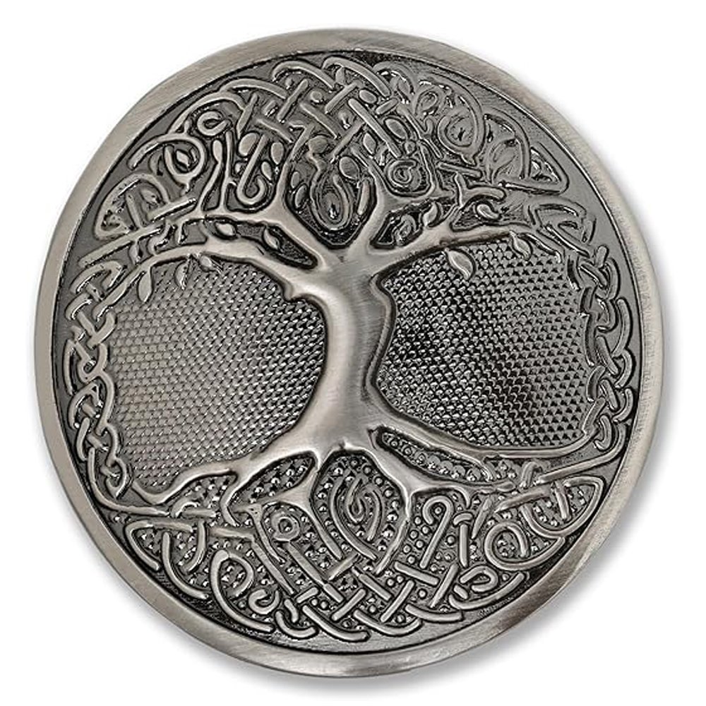 Celtic Tree Kilt Belt Buckle