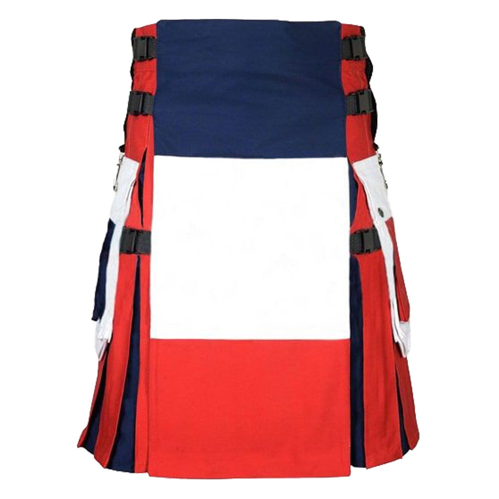 French Patriotic Flag Kilt