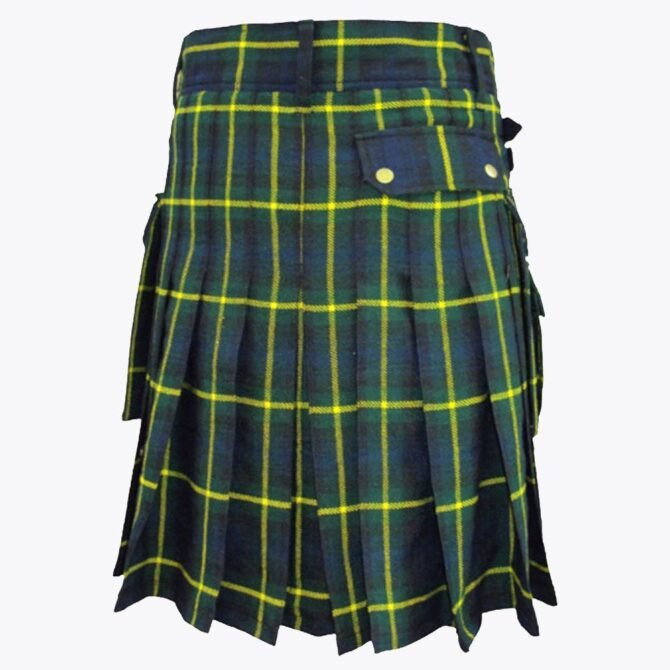 Gordon Tartan Utility Kilt Back