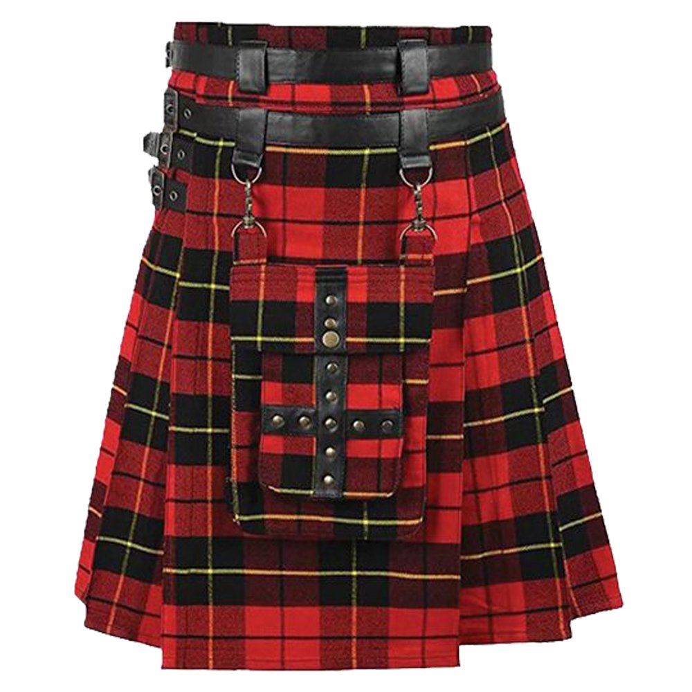 Gothic Wallace Tartan Utility Kilt