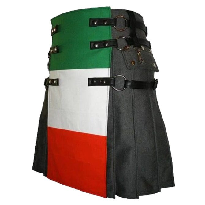 Italian Flag Kilt Side