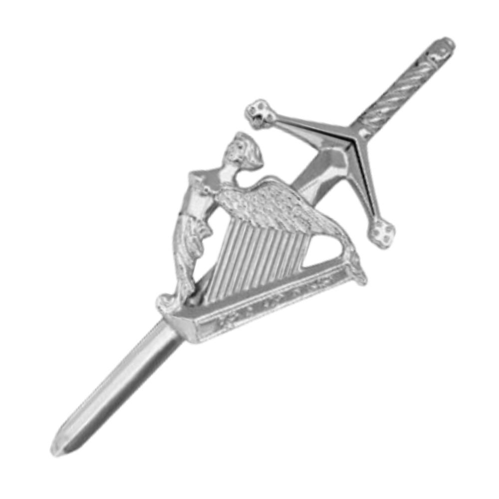 Lady Harp Kilt Pin