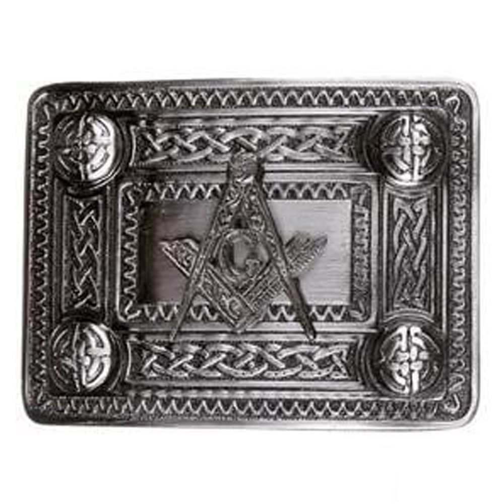 Masonic Kilt Belt Buckle