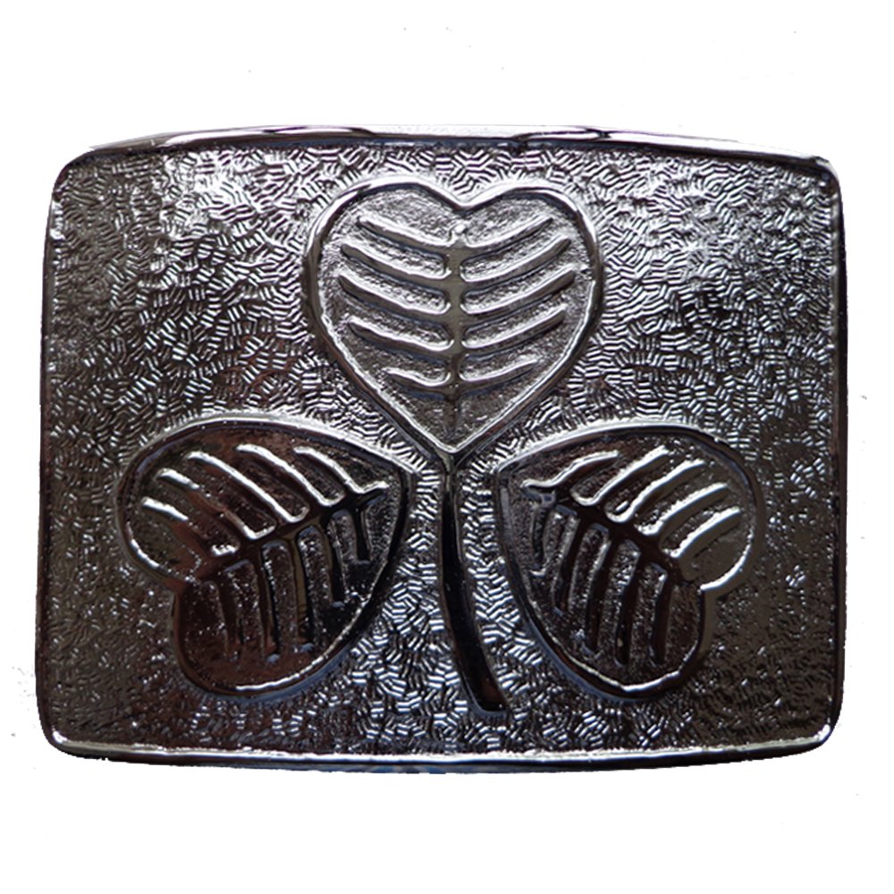 Shamrock Kilt Belt Buckle