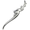 Silver Stag Head Kilt Pin