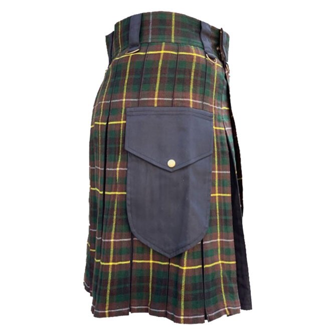 Buchanan Hunting Tartan Utility Kilt Left Side