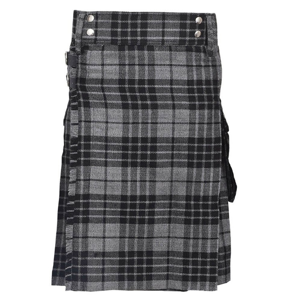 Grey Watch Tartan Utility Kilt